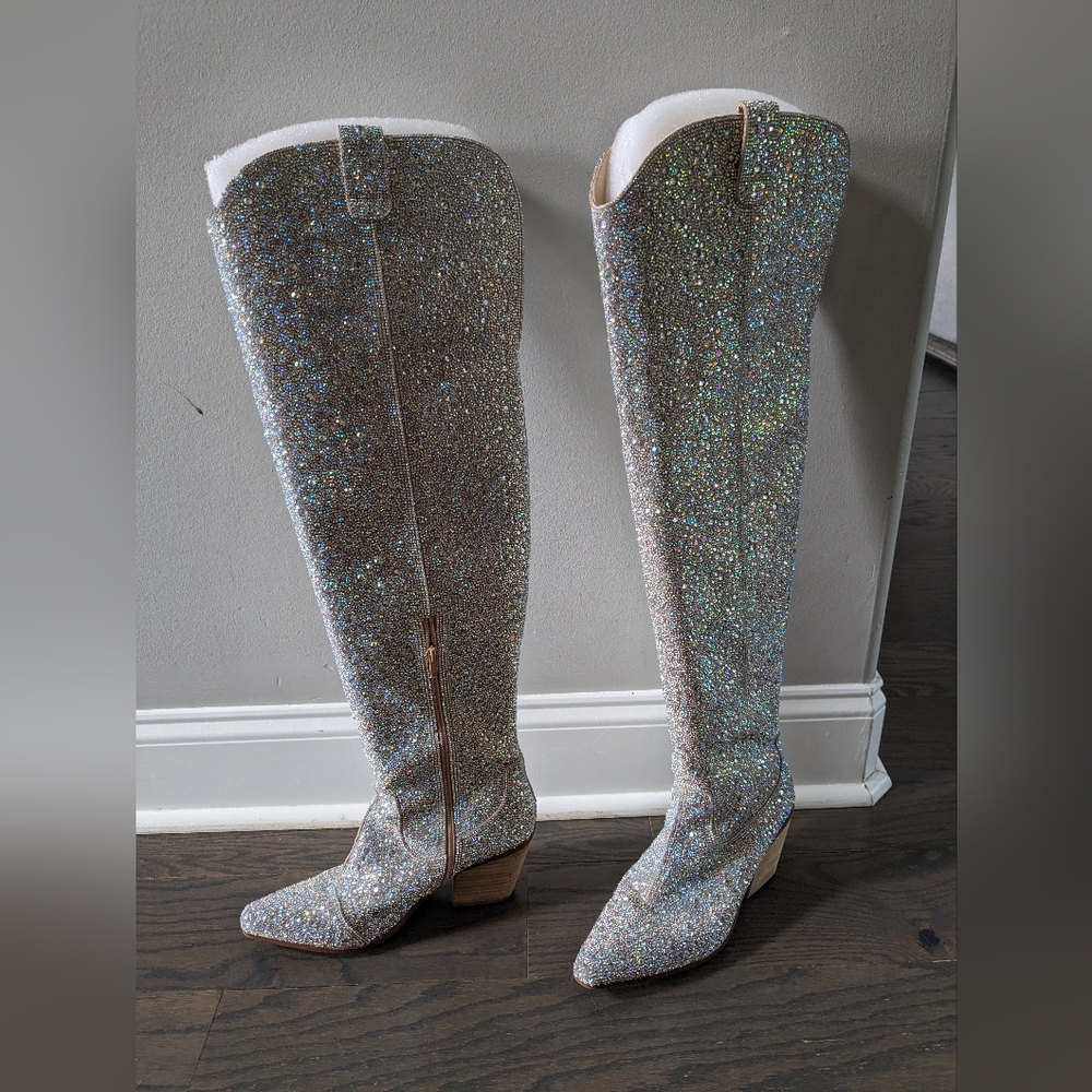 Betsy Johnson Rodeo Rhinestone boots